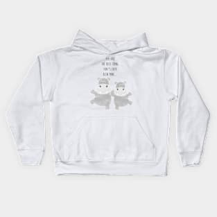 Best Hippo Couple - You are the best thing thats ever been mine - Happy Valentines Day Kids Hoodie